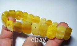 Adult amber bracelet Natural Baltic Amber beads Genuine Amber 15.57gr. A248