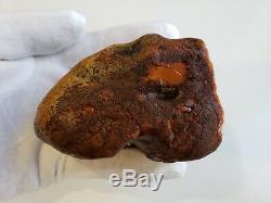 Amber Baltic 215 gr 100% Natural Stone Original Rock RAW Genuine Multicolor C73