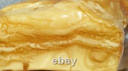 Amber Baltic Stone Rare Antique Natural White Color Authentic Collectibles