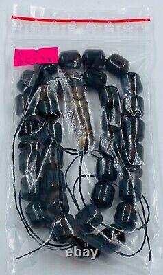 Amber Beads Rosary BALTIC AMBER ROSARY Misbaha Tasbih Kehribar pressed