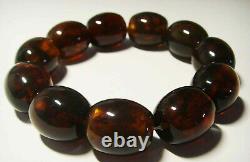 Amber Bracelet Natural Baltic Amber beads Bracelet pressed