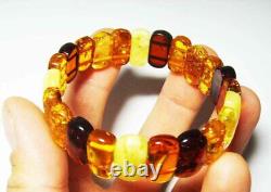 Amber Bracelet Natural Baltic Amber beads Bracelet women Amber Jewelry