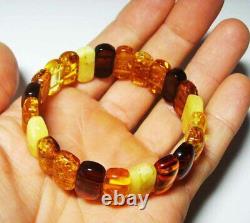 Amber Bracelet Natural Baltic Amber beads Bracelet women Amber Jewelry