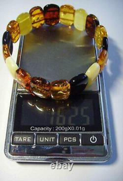 Amber Bracelet Natural Baltic Amber jewelry Gemstone Bracelet 16.25 gr. A177