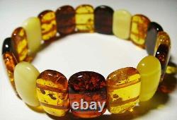 Amber Bracelet Natural Baltic Amber jewelry Gemstone amber beads bracelet