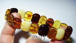 Amber Bracelet Natural Baltic Amber jewelry Gemstone amber beads bracelet