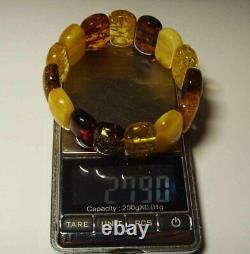 Amber Bracelet Natural Baltic Amber jewelry gemstone bracelet 27,90 gr. A750