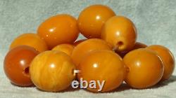 Amber Bracelet Rare Beads Antique Baltic Natural Yellow Red White Colour