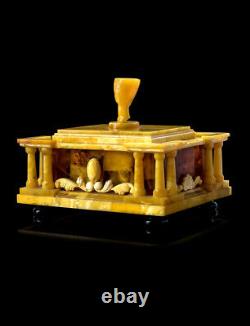 Amber Exclusive Casket Box Of Natural Baltic Amber