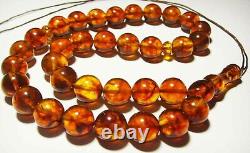 Amber Islamic Baltic Amber Beads Amber Muslim Amber Prayer Beads pressed