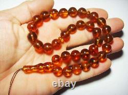 Amber Islamic Baltic Amber Beads Amber Muslim Amber Prayer Beads pressed