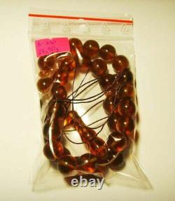 Amber Islamic Baltic Amber Beads Amber Muslim Amber Prayer Beads pressed