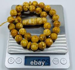 Amber Islamic Genuine Baltic Amber Rosary Tasbih Muslim Turkish Tasbih pressed