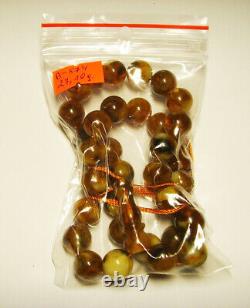 Amber Islamic Prayer Beads Natural amber Tasbih, Misbaha Tasbeeh pressed