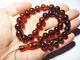 Amber Muslim Rosary Natural Baltic Amber Kehribar Tasbih Misbaha pressed