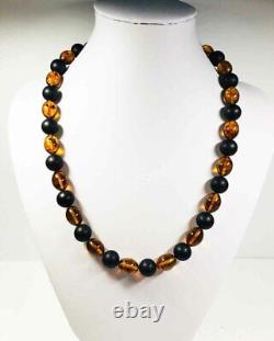 Amber Natural Baltic Amber Bead Jewellery Necklace Kehribar Kolye pressed