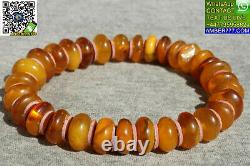 Amber Natural Old Baltic Bracelet 16 Grams Ancient Collectible Beads Bracelet
