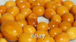 Amber Necklace Antique Baltic Natural High Quality Yellow White Colour