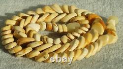 Amber Necklace Antique Natural Baltic Rare White Colour Collectible From Europe