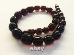 Amber Necklace Genuine Baltic Amber beads necklace Adult Amber Jewelry pressed