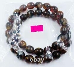 Amber Necklace Natural Amber Beads Necklace for Adult pressed