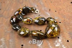 Amber Necklace Natural Baltic 19 inch Handmade Pure Amber Polished