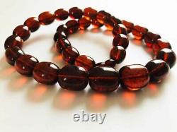 Amber Necklace Natural Baltic Amber Beads Necklace Amber necklace pressed