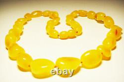Amber Necklace Natural Baltic Amber Jewelry amber stones necklace 22.55gr