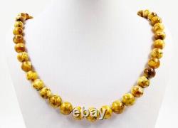 Amber Necklace Natural Baltic Amber Necklace Genuine Amber necklace pressed