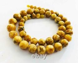 Amber Necklace Natural Baltic Amber Necklace amber round beads necklace pressed