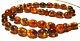 Amber Prayer Bead Muslim Prayer Beads-Natural Baltic Amber Tesbih pressed