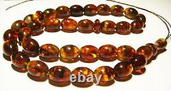 Amber Prayer Bead Muslim Prayer Beads-Natural Baltic Amber Tesbih pressed