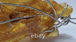 Amber Very Large Chunk Natural Genuine Baltic Amber Stone 88.3 grams Pendant