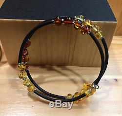 Amber bracelet Genuine baltic amber bracelet. Natural handmade beautifull