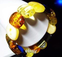 Amber bracelet Natural Baltic Amber Beads Bracelet amber jewellery unisex