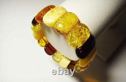 Amber bracelet Natural Baltic Amber beads amber stones bracelet for women