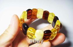 Amber bracelet Natural Baltic Amber beads amber stones bracelet for women