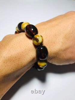 Amber bracelet bracelet natural Baltic amber beads pressed