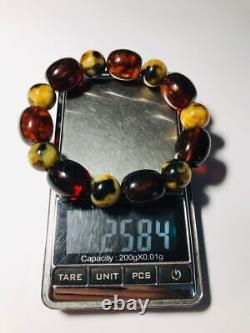 Amber bracelet bracelet natural Baltic amber beads pressed