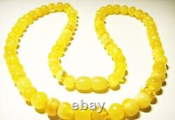 Amber necklace Adult Natural Baltic Amber beads Necklace 15,23 gr A54