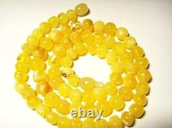 Amber necklace Adult Natural Baltic Amber beads Necklace 15,23 gr A54