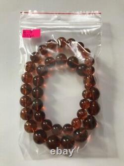 Amber necklace Genuine Baltic Amber cognac beads bracelet Amber jewelry pressed