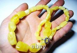 Amber necklace Genuine Baltic amber large amber stones necklace for women 43gr