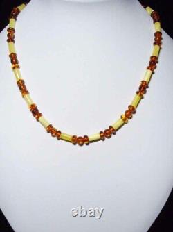 Amber necklace Natural Baltic Amber mixed bead bracelet A148