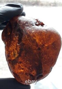 Amber raw big Drop Baltic stone natural Pendant 216 g Royal