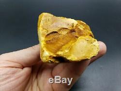 Amber raw stone 179g natural baltic rock k30