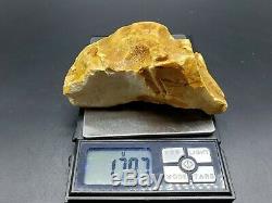 Amber raw stone 179g natural baltic rock k30