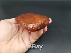 Amber raw stone 228g natural baltic rock j3