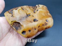 Amber raw stone 233g natural baltic rock j31