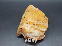 Amber raw stone 291g natural baltic rock b10